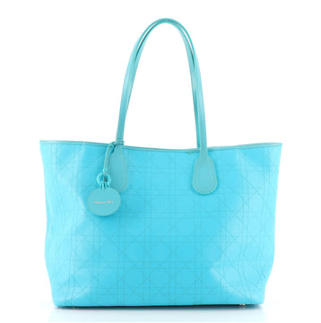 Christian Dior New Panarea Tote Cannage Stitch Rosato Canvas Medium