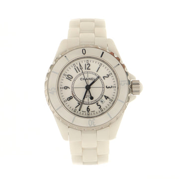 Chanel J12 Quartz Watch Ceramic and Stainless Steel 33