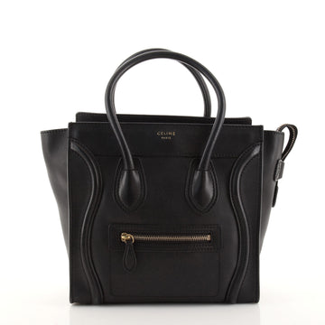 Celine Luggage Bag Smooth Leather Micro