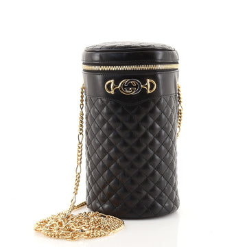 Gucci Trapuntata Crossbody Belt Bag Quilted Leather