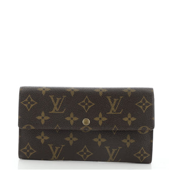 Louis Vuitton Vintage Sarah Wallet Monogram Canvas