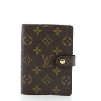 Louis Vuitton Ring Agenda Cover Monogram Canvas PM