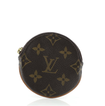 Louis Vuitton Round Coin Purse Monogram Canvas