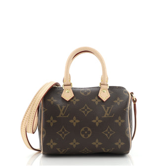 Louis Vuitton Speedy Bandouliere Bag Monogram Canvas Nano
