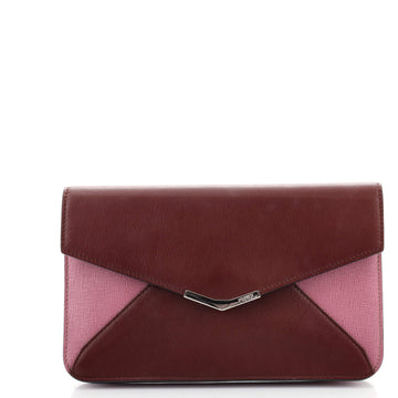 Fendi 2Jours Clutch Leather Large