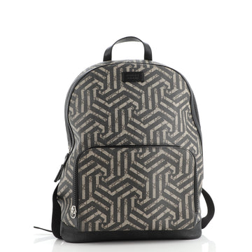 Gucci Zip Pocket Backpack Caleido GG Coated Canvas Medium