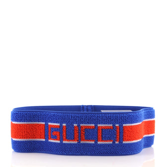 Gucci Logo Headband and Wristband Set Cotton Medium