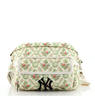 Gucci MLB Convertible Belt Bag Printed Satin with Applique