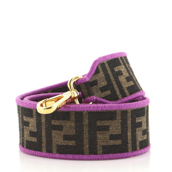 Fendi Strap You Shoulder Strap Zucca Canvas