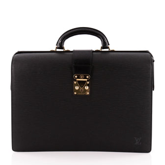 Louis Vuitton Serviette Fermoir Epi Leather