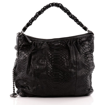 Gucci Galaxy Convertible Hobo Python Large