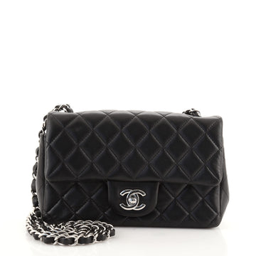 Chanel Classic Single Flap Bag Quilted Lambskin Mini