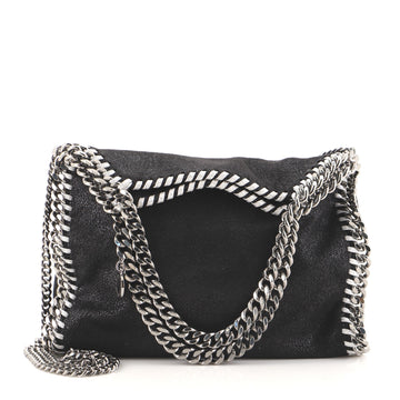 Stella McCartney Falabella Fold Over Crossbody Bag Shaggy Deer Mini