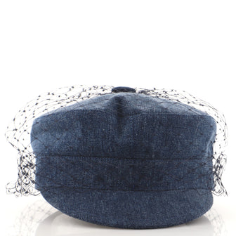 Christian Dior Arty Veil Cap Denim