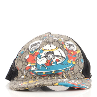 Gucci Baseball Cap Printed GG Coated Canvas