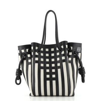 Loewe Flamenco Knot Tote Patchwork Leather Small