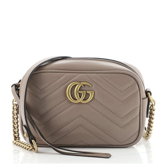 Gucci GG Marmont Shoulder Bag Matelasse Leather Mini