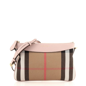 Burberry Peyton Crossbody Bag House Check Canvas