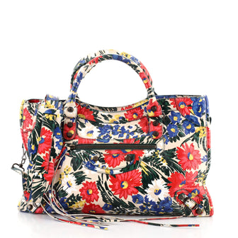 Balenciaga City Classic Studs Bag Printed Leather Medium