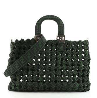 Fendi Forever Fendi 1974 Tote Woven Zucca Jacquard Large