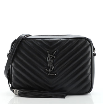 Saint Laurent Lou Camera Bag Matelasse Chevron Leather Small