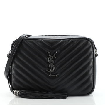 Saint Laurent Lou Camera Bag Matelasse Chevron Leather Small