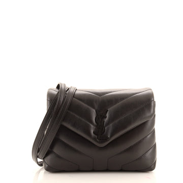 Saint Laurent LouLou Shoulder Bag Matelasse Chevron Leather Toy