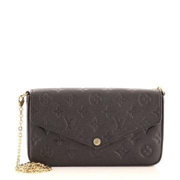 Louis Vuitton Felicie Pochette Monogram Empreinte Leather