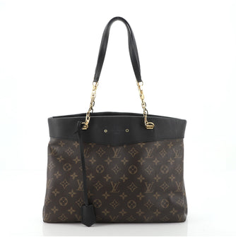 Louis Vuitton Pallas Shopper Monogram Canvas and Calfskin