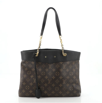 Louis Vuitton Pallas Shopper Monogram Canvas and Calfskin