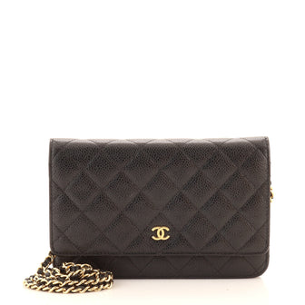 Chanel Wallet on Chain Quilted Caviar