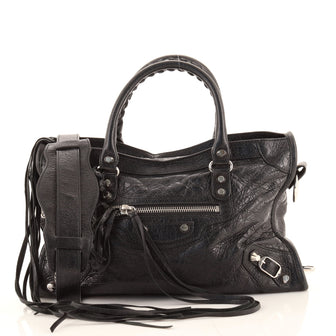 Balenciaga City Classic Studs Bag Leather Small