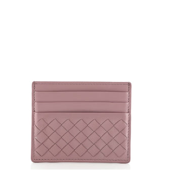 Bottega Veneta Card Holder Intrecciato Leather