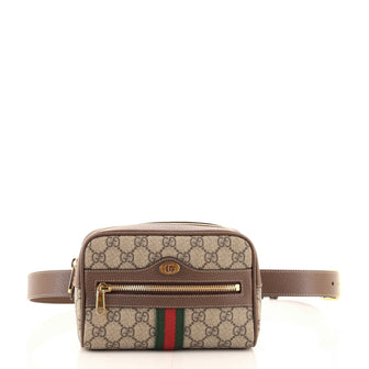Gucci Ophidia Belt Bag GG Coated Canvas Small