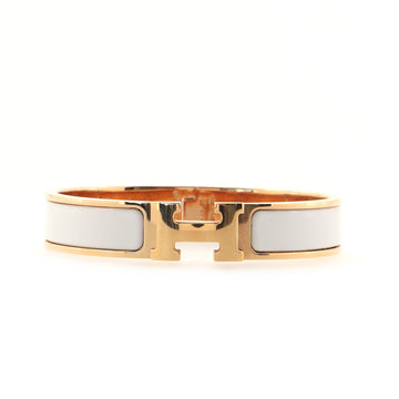 Hermes Clic H Bracelet Enamel Narrow