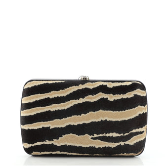 Gucci Broadway Box Clutch Printed Pony Hair