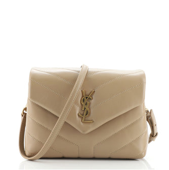 Saint Laurent LouLou Shoulder Bag Matelasse Chevron Leather Toy