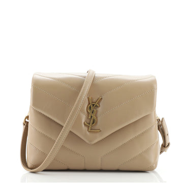Saint Laurent LouLou Shoulder Bag Matelasse Chevron Leather Toy