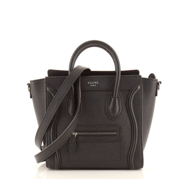 Celine Luggage Bag Grainy Leather Nano