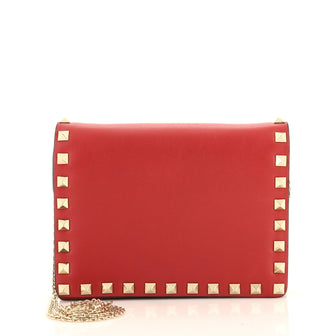 Valentino Rockstud Pouch Crossbody Bag Leather Mini