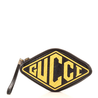 Gucci Retro Logo Wristlet Pouch Patent