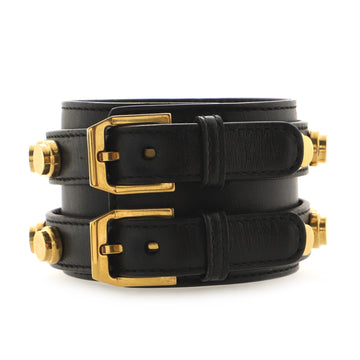 Saint Laurent Wrap Bracelet Studded Leather