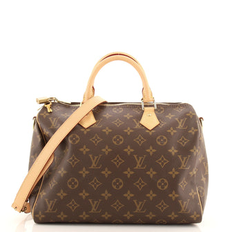 Louis Vuitton Speedy Bandouliere Bag Monogram Canvas 30