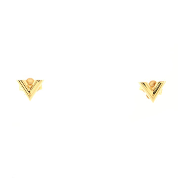 Louis Vuitton Essential V Stud Earrings Metal