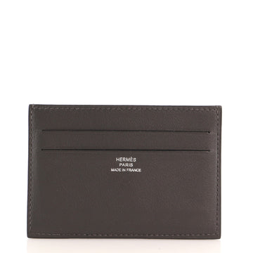 Hermes Citizen Twill Card Holder Calksin with Silk