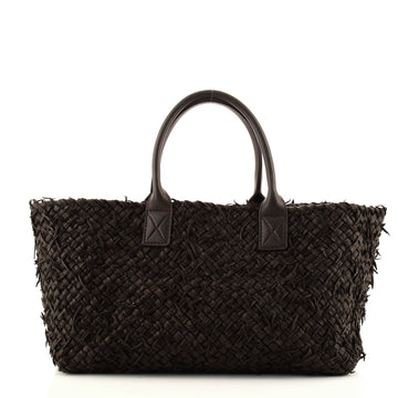 Bottega Veneta Cabat Tote Intrecciato Frayed Memory Nappa Medium
