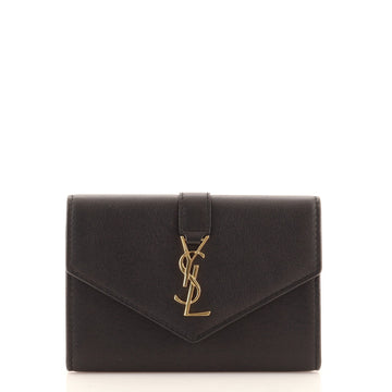 Saint Laurent Classic Monogram Card Case Leather