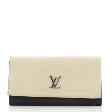 Louis Vuitton Lockme II Wallet Calfskin
