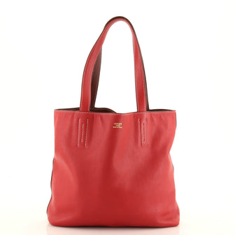 Hermes Double Sens Tote Veau Sikkim 36