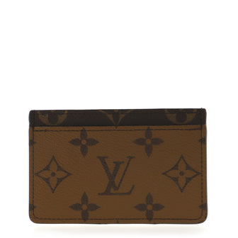 Louis Vuitton Card Holder Reverse Monogram Canvas